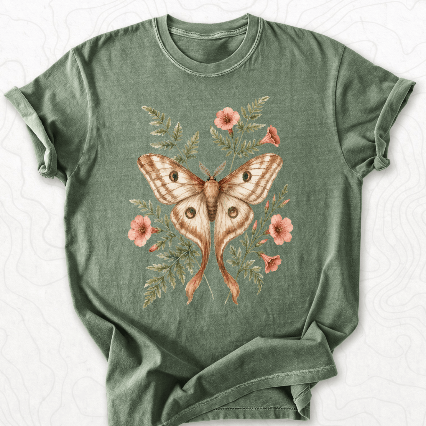 Floral Moth T-shirt