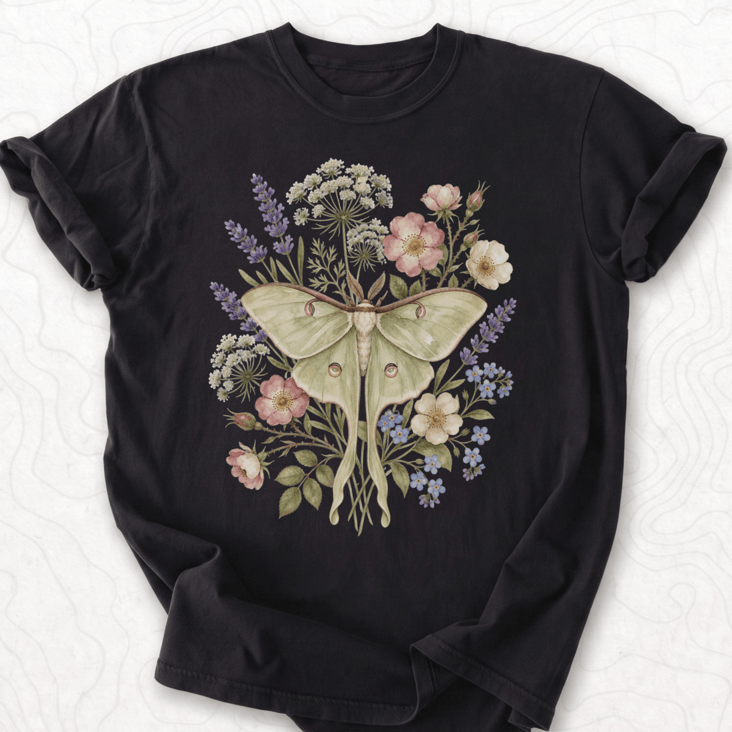 Floral Moth T-shirt