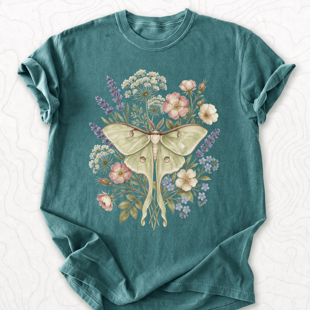 Floral Moth T-shirt