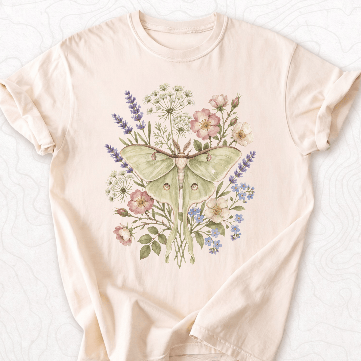Floral Moth T-shirt