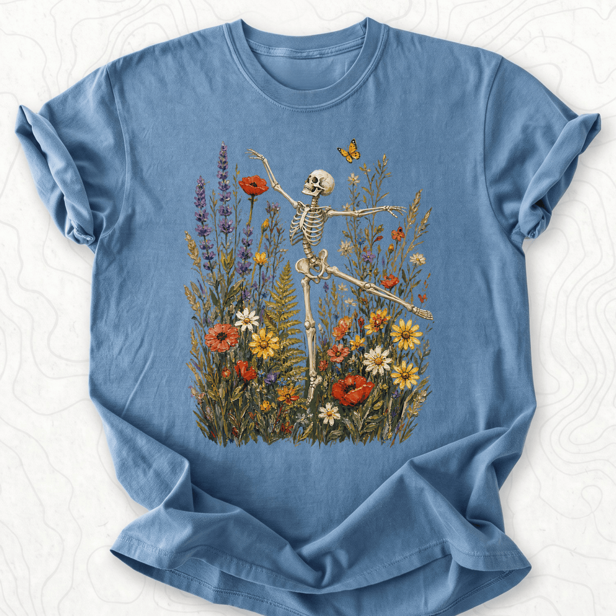 Floral Skeleton T-shirt