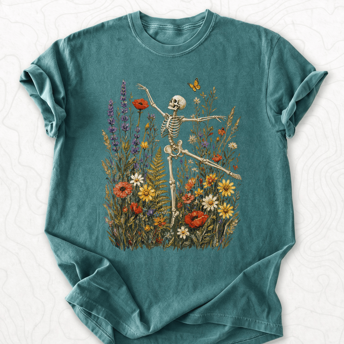 Floral Skeleton T-shirt