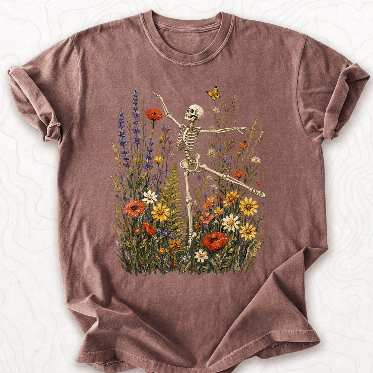 Floral Skeleton T-shirt
