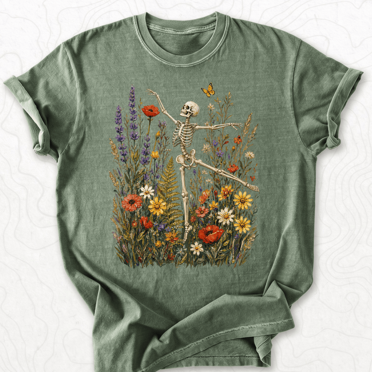 Floral Skeleton T-shirt
