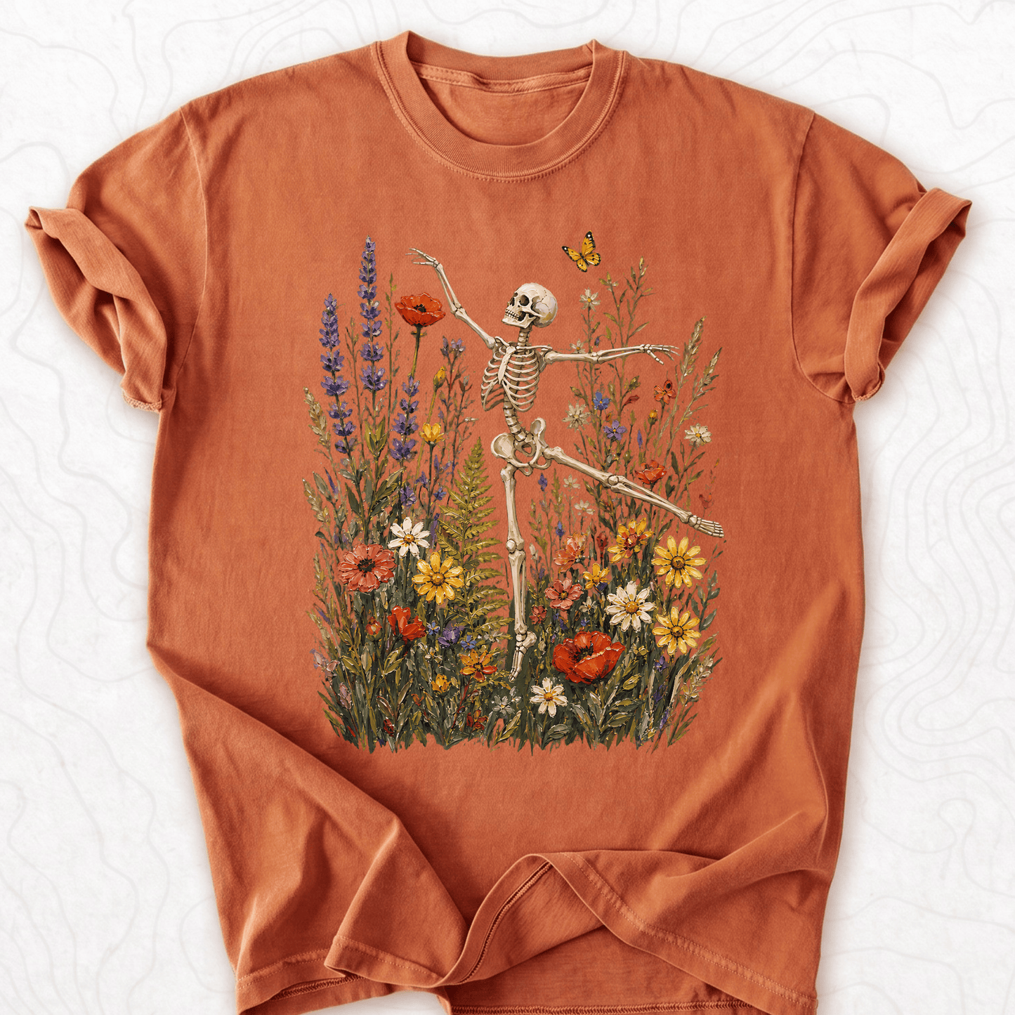 Floral Skeleton T-shirt