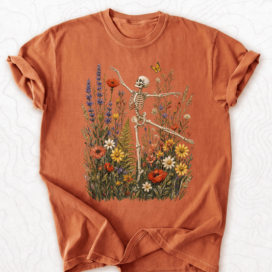 Floral Skeleton T-shirt