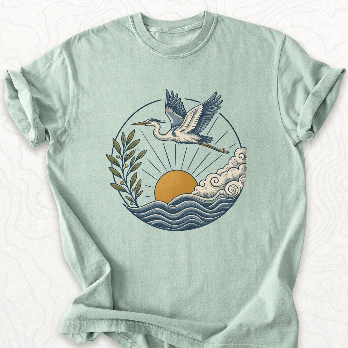 Flying Heron T-shirt