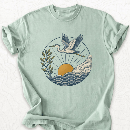 Flying Heron T-shirt