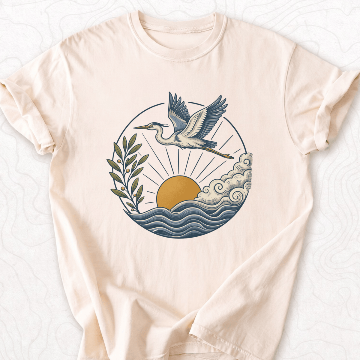 Flying Heron T-shirt