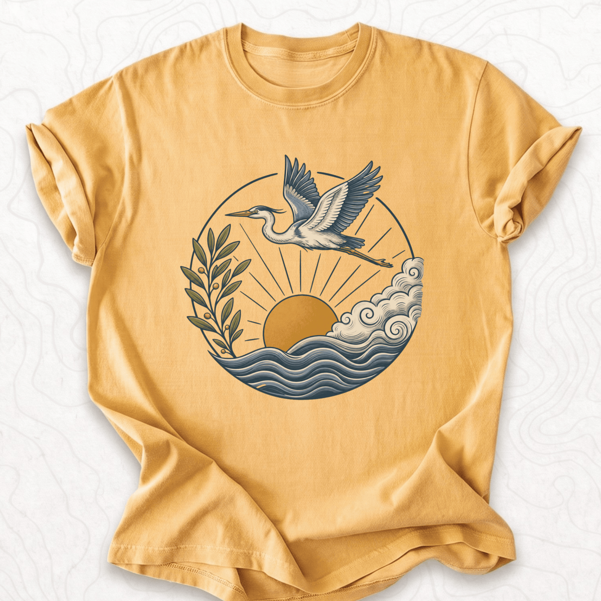 Flying Heron T-shirt