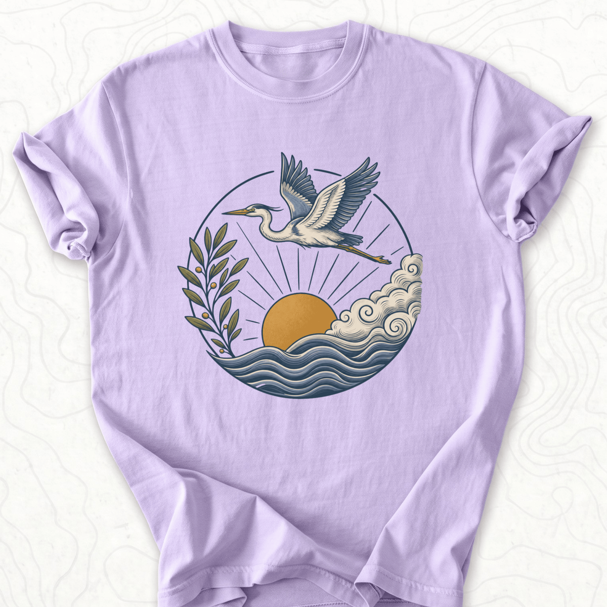 Flying Heron T-shirt