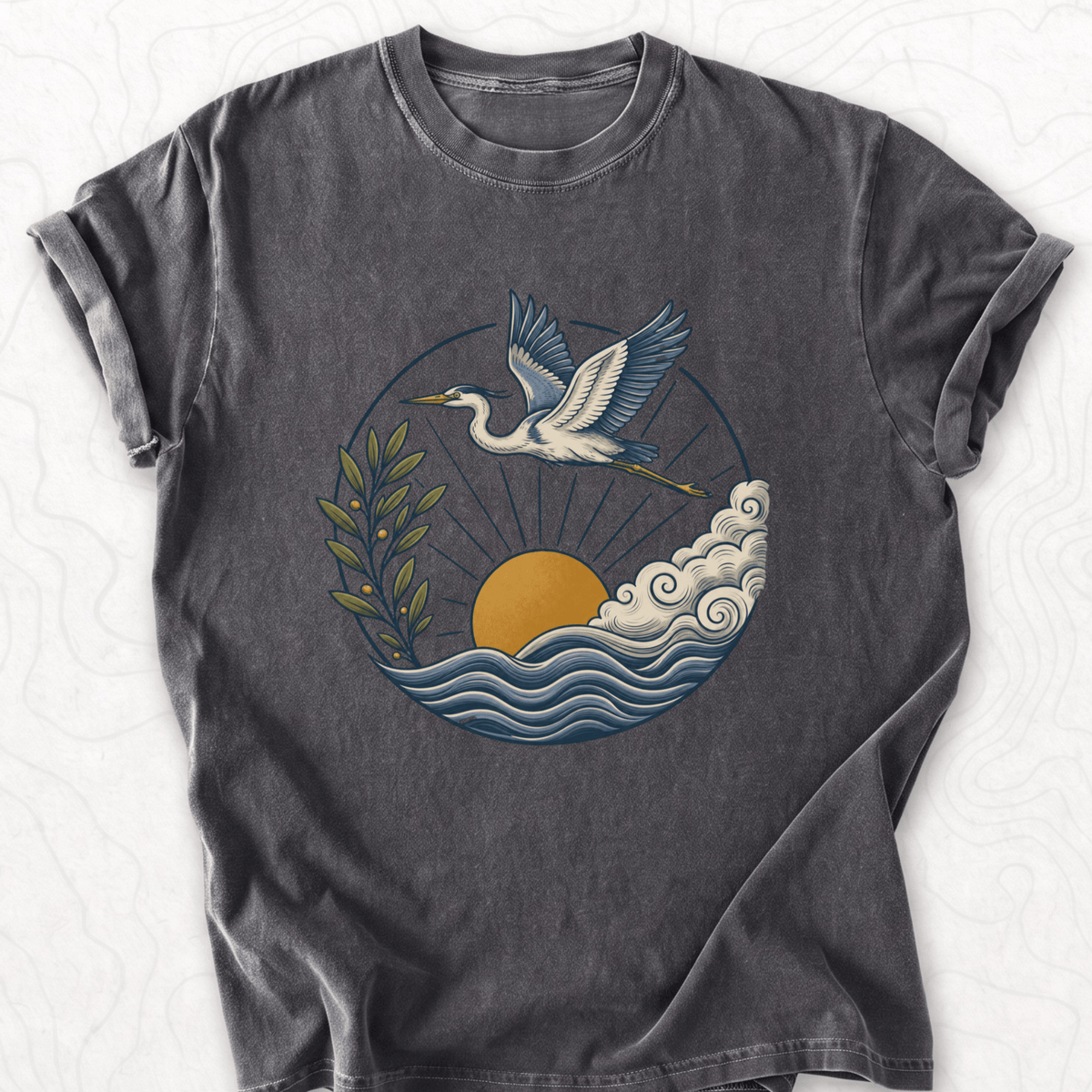 Flying Heron T-shirt