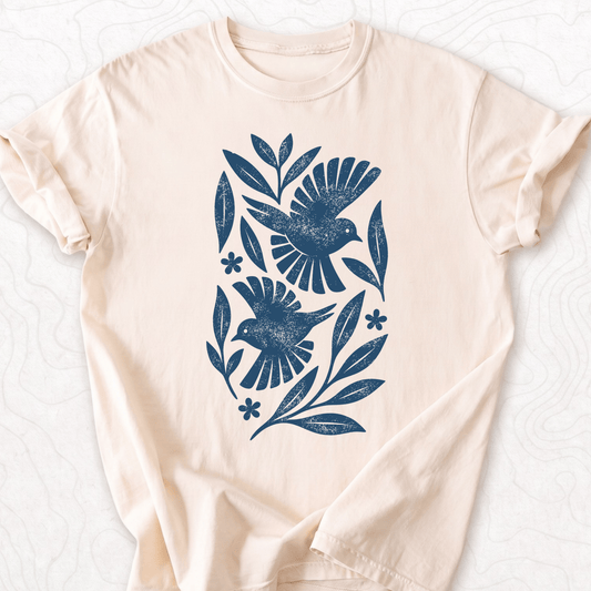 Folk Birds T-shirt