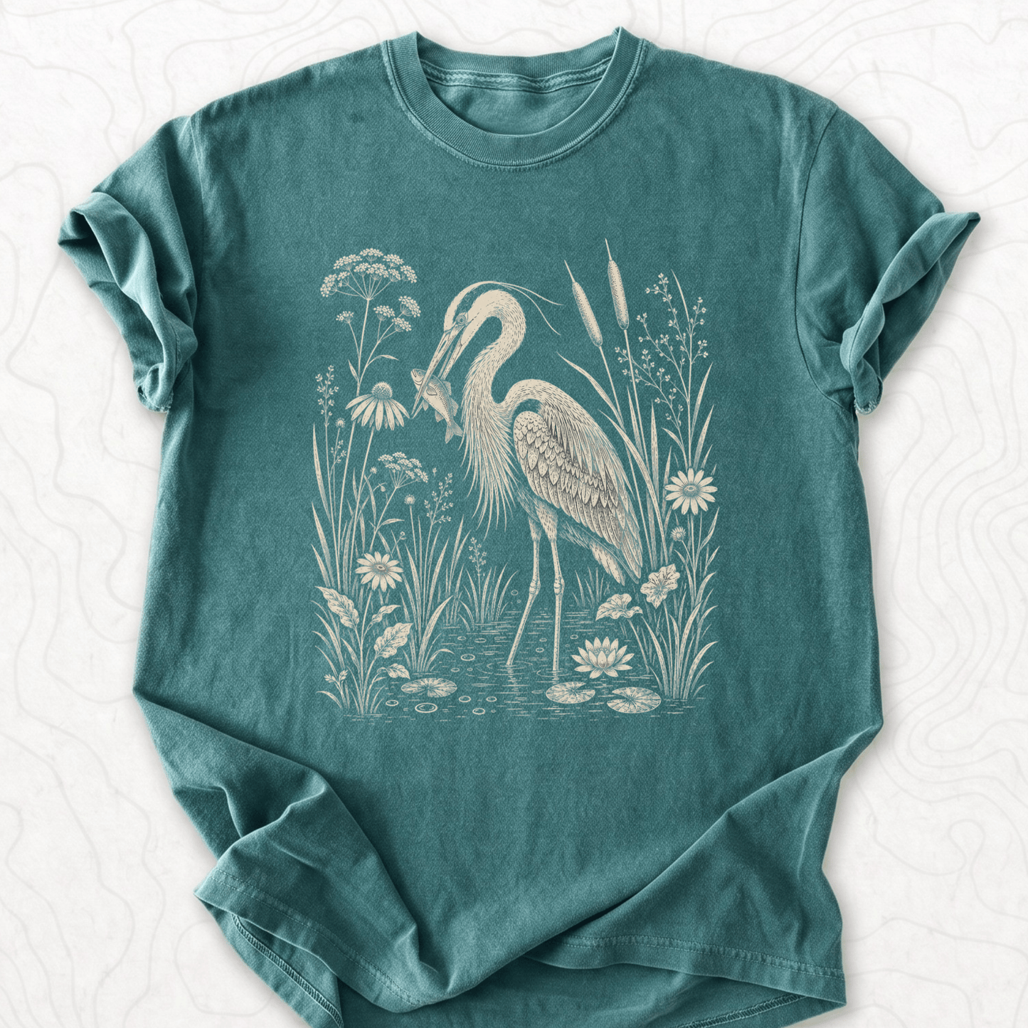 Heron Floral T-shirt