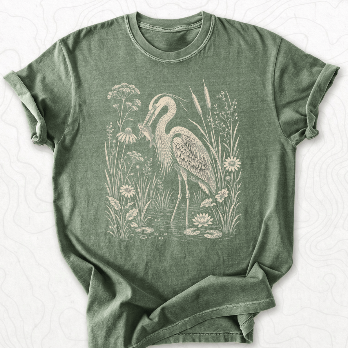 Heron Floral T-shirt