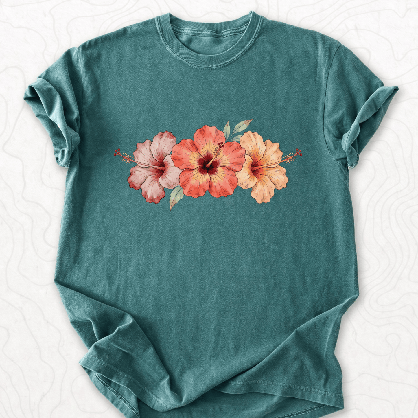 Hibiscus Flowers T-shirt