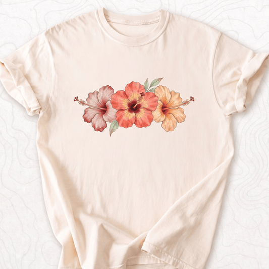 Hibiscus Flowers T-shirt
