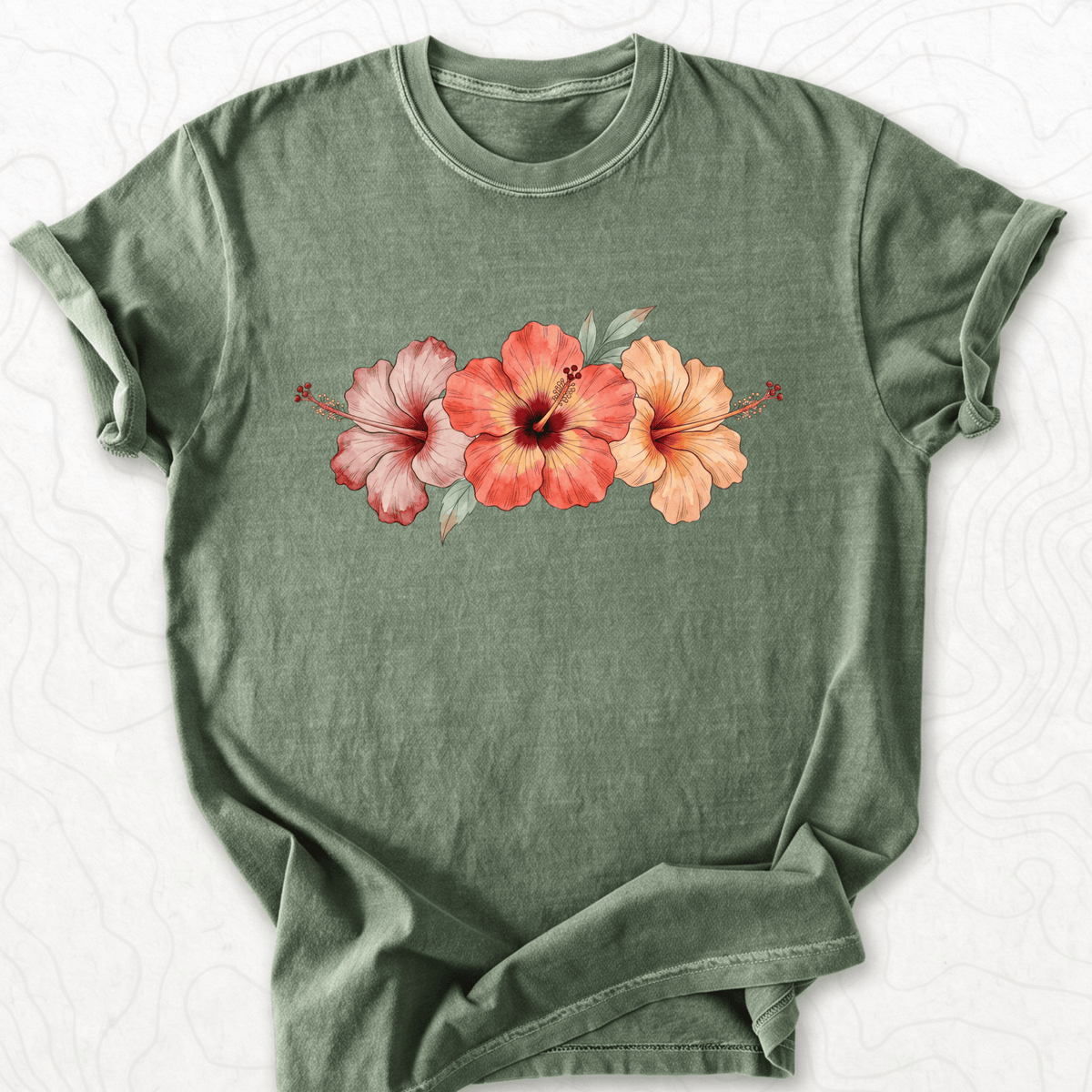 Hibiscus Flowers T-shirt
