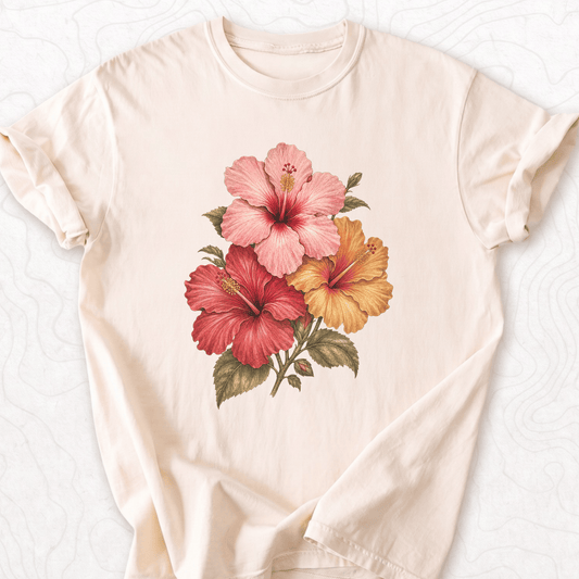 Hibiscus Flowers T-shirt