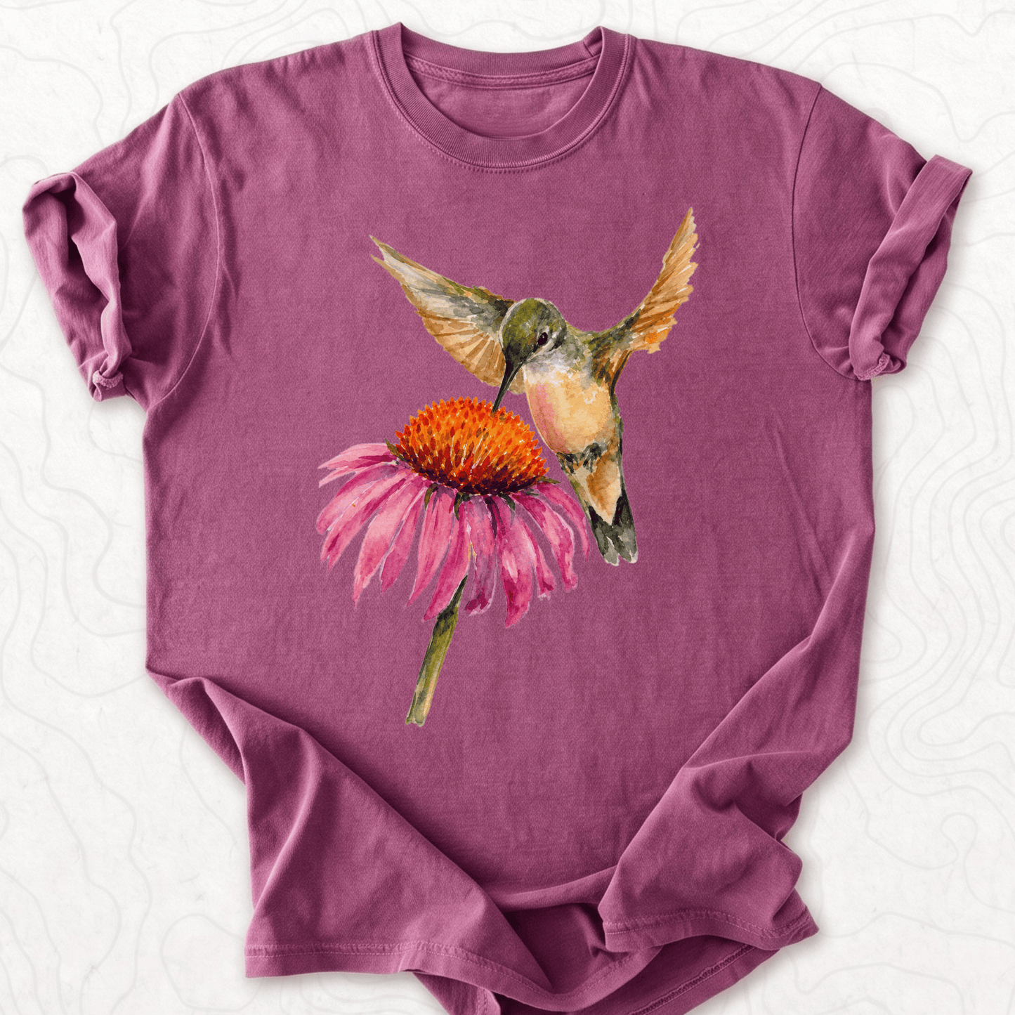 Hummingbird Flower T-shirt