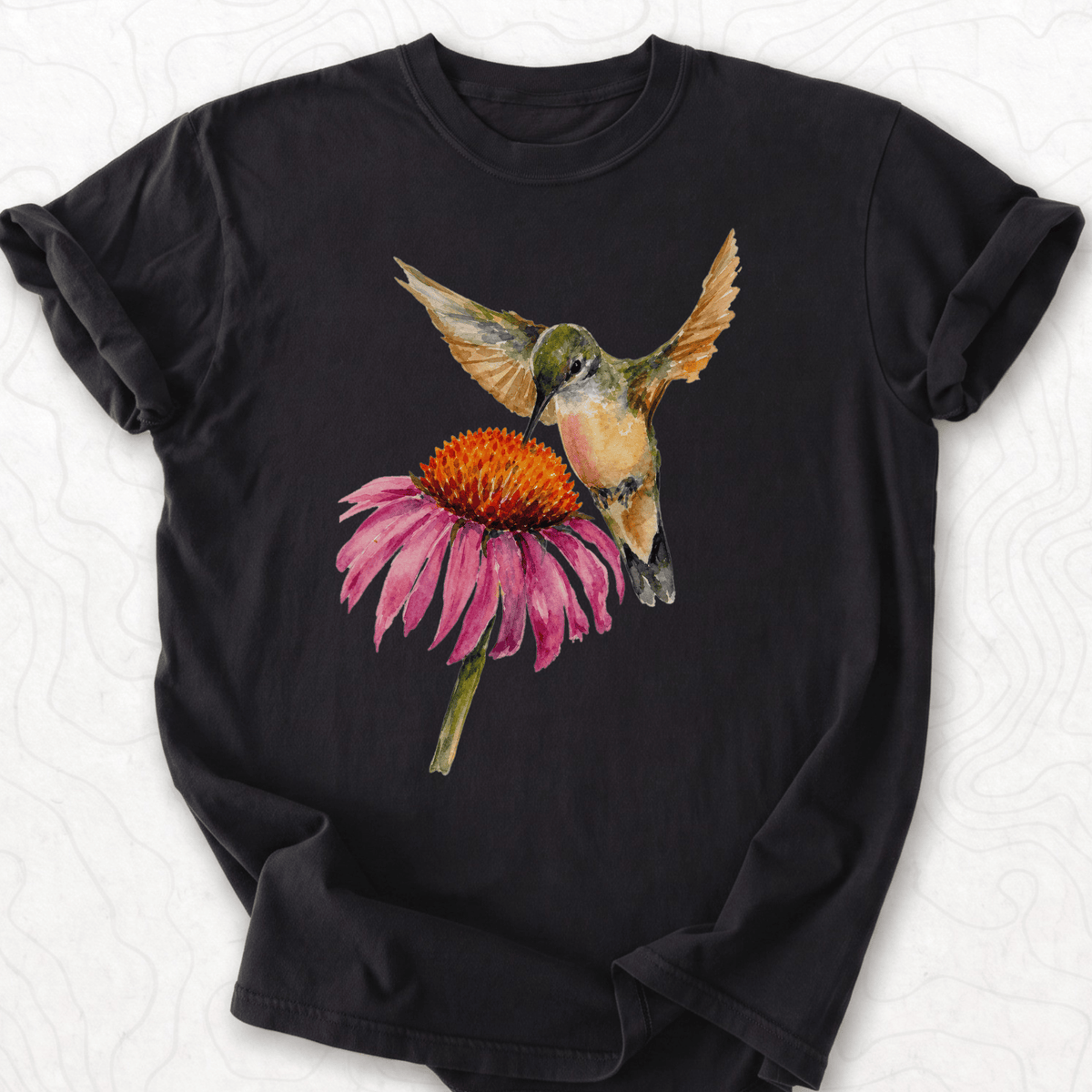 Hummingbird Flower T-shirt
