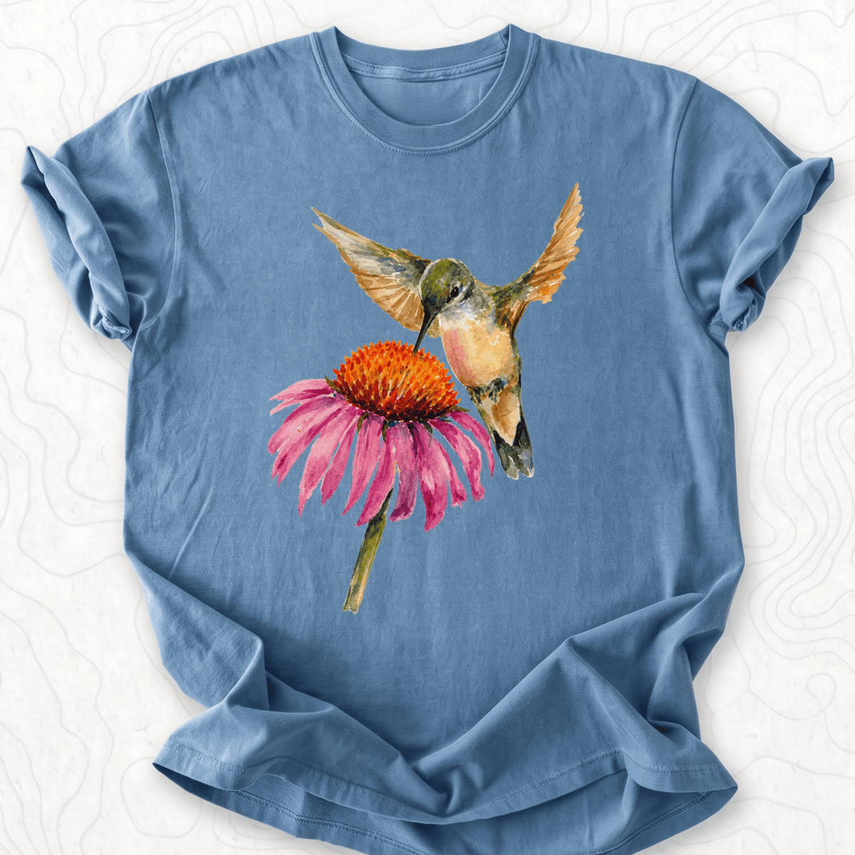 Hummingbird Flower T-shirt