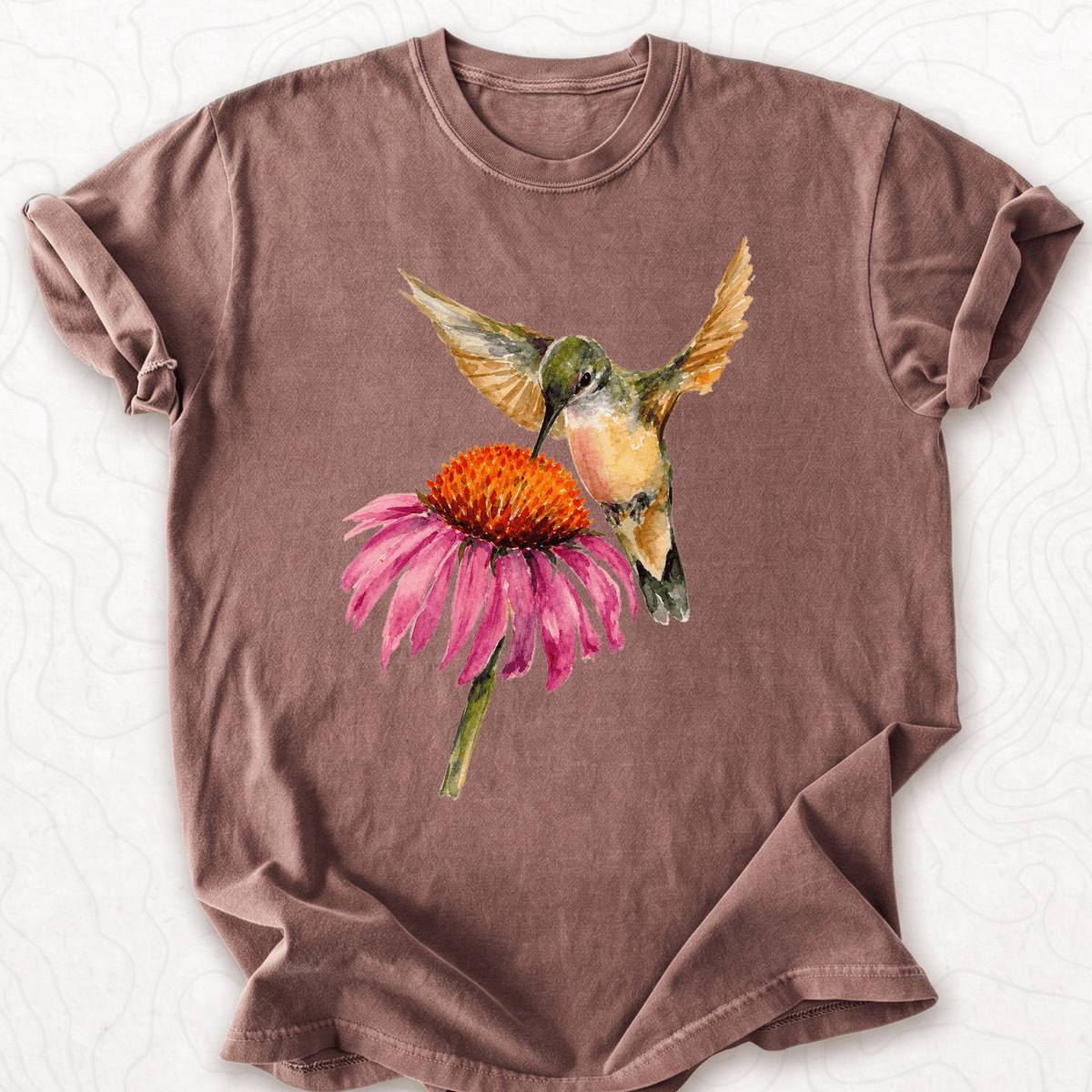 Hummingbird Flower T-shirt