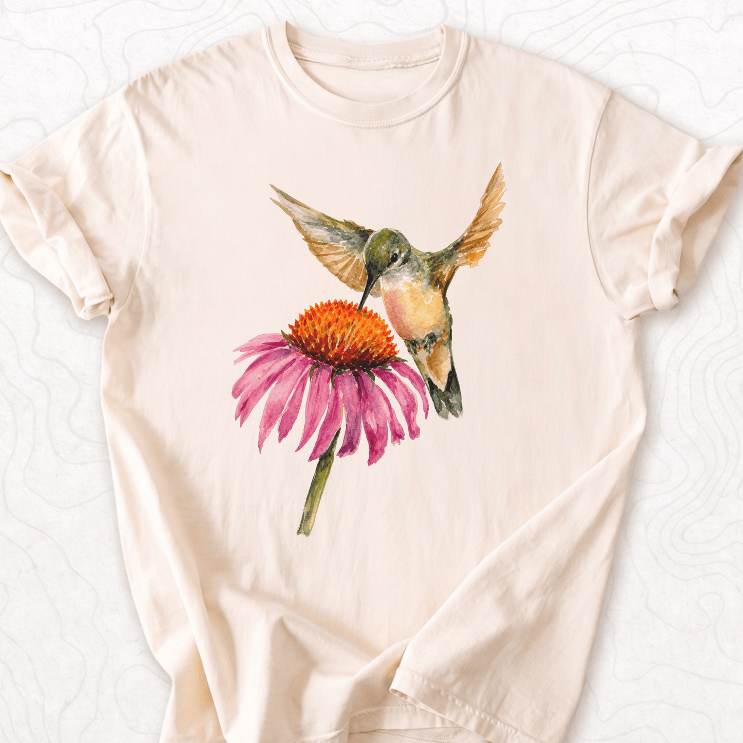 Hummingbird Flower T-shirt