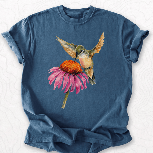Hummingbird Flower T-shirt