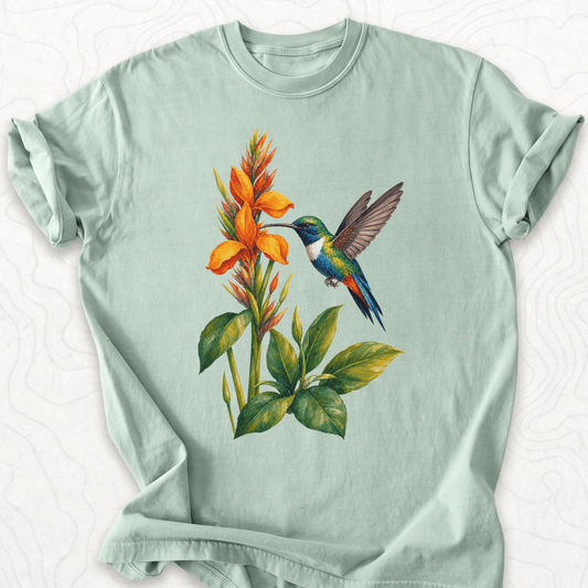 Hummingbird Flower T-shirt