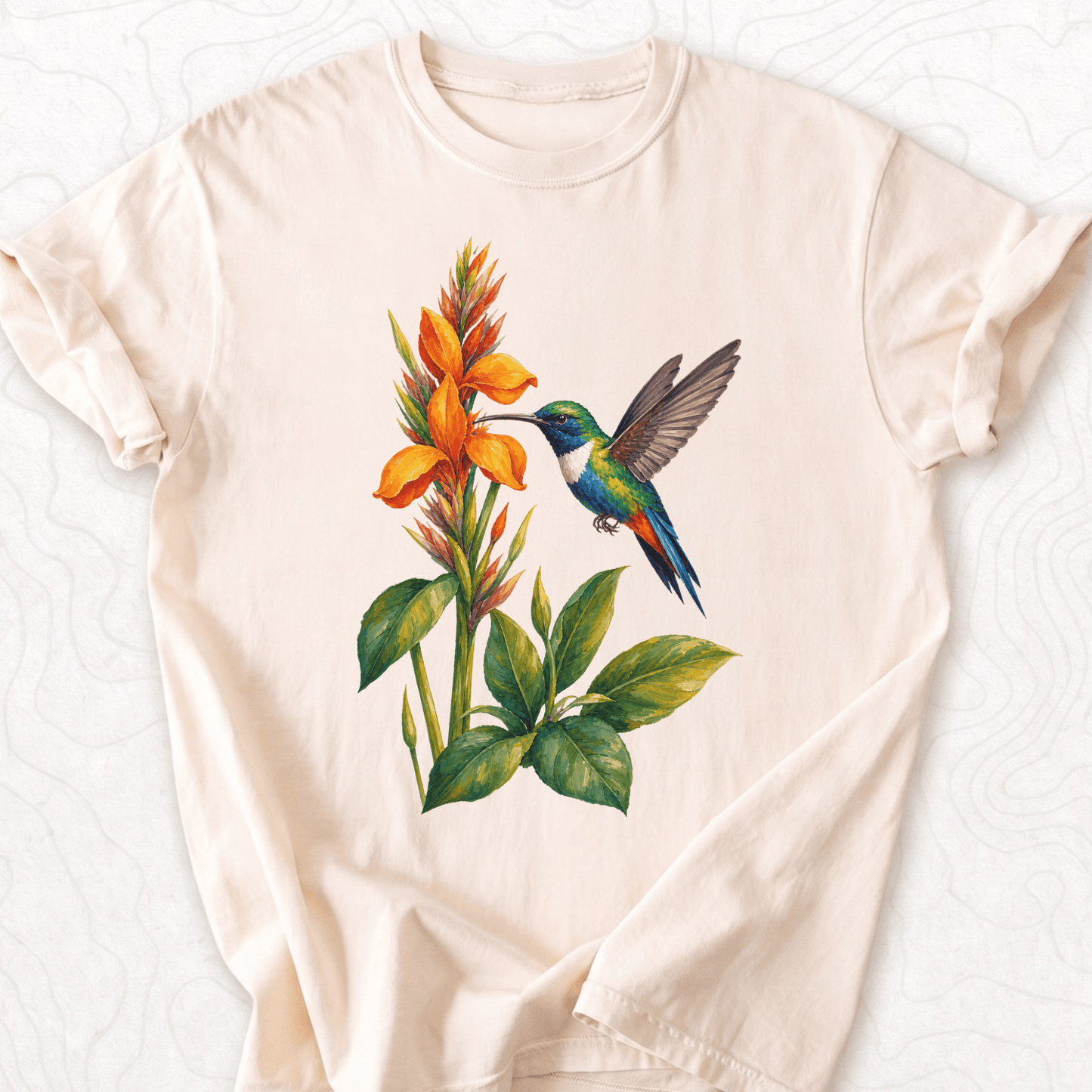 Hummingbird Flower T-shirt
