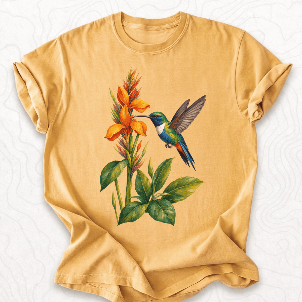 Hummingbird Flower T-shirt