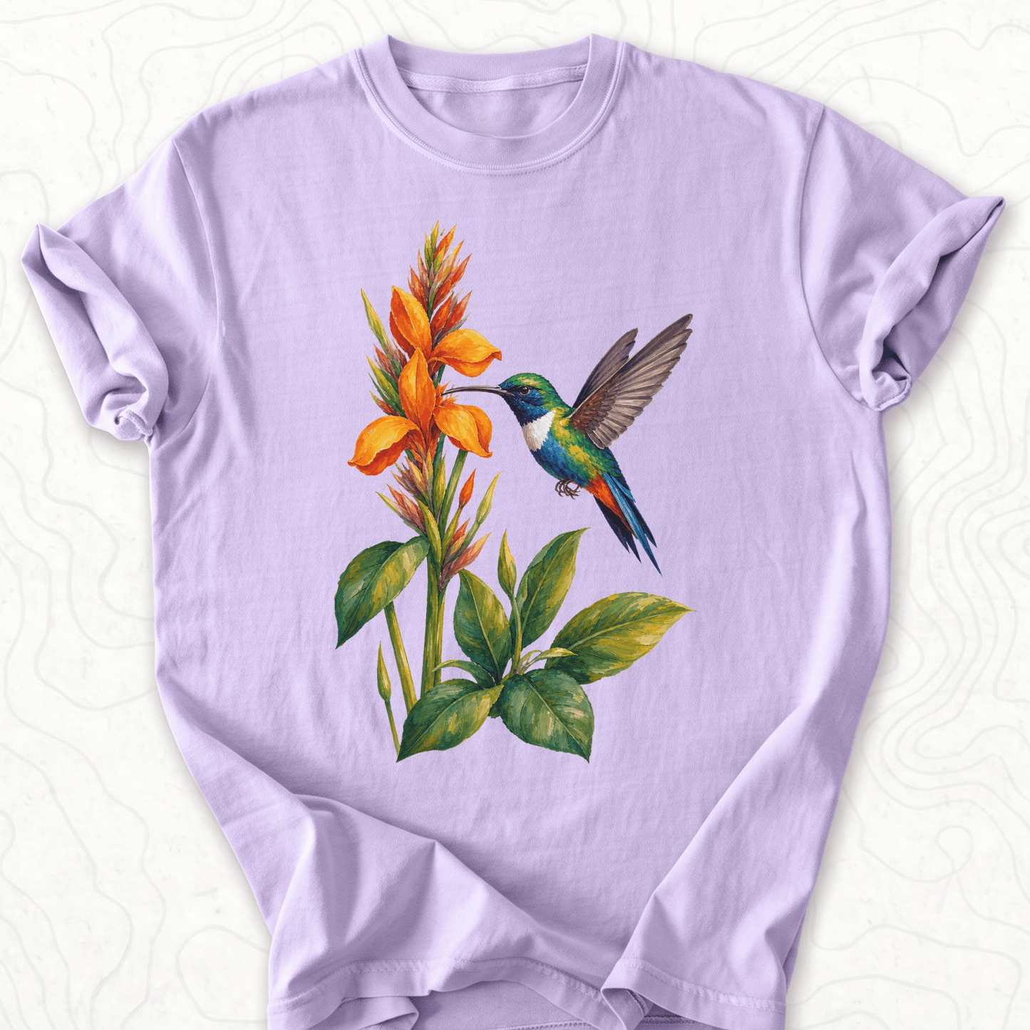 Hummingbird Flower T-shirt
