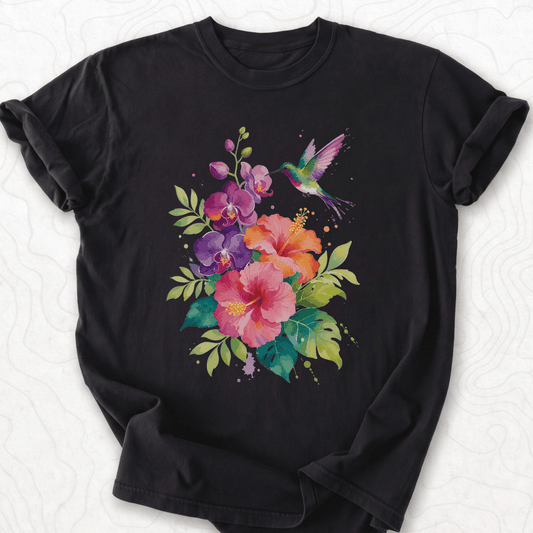 Hummingbird Flowers T-shirt