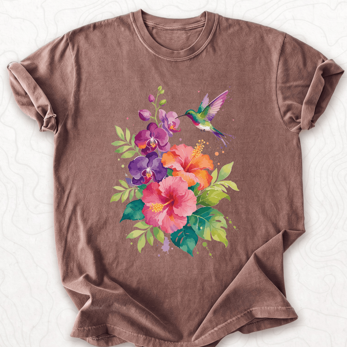 Hummingbird Flowers T-shirt