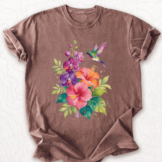 Hummingbird Flowers T-shirt