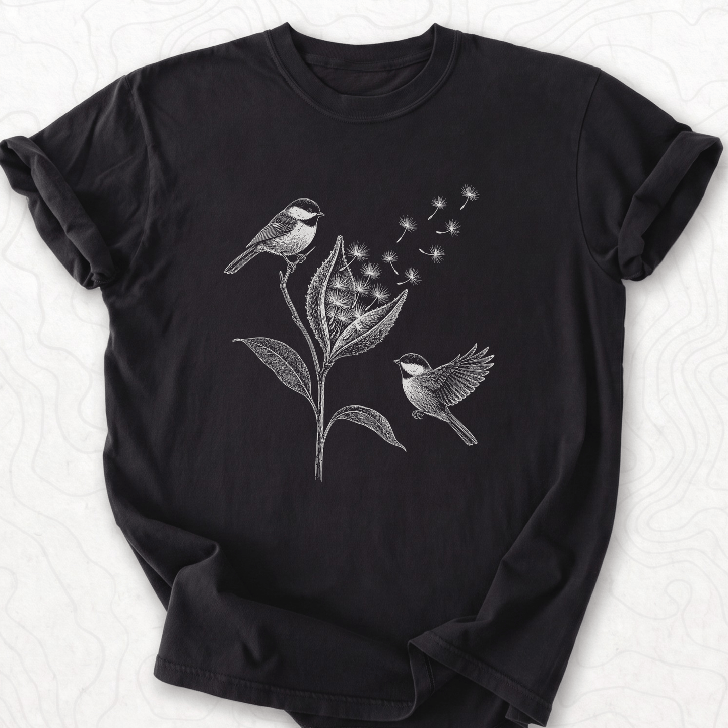Birds And Blooms T-shirt