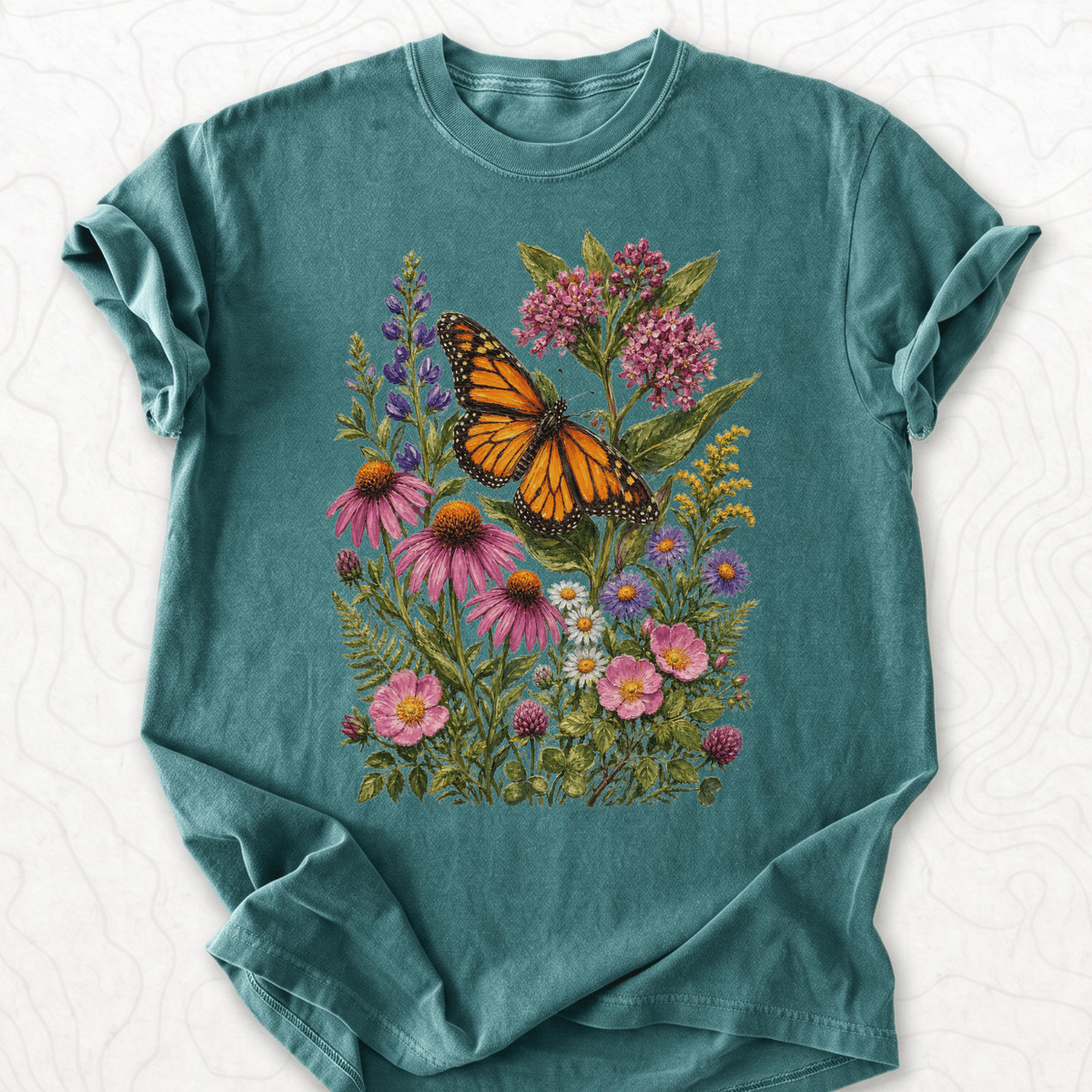 Monarch Wildflowers T-shirt