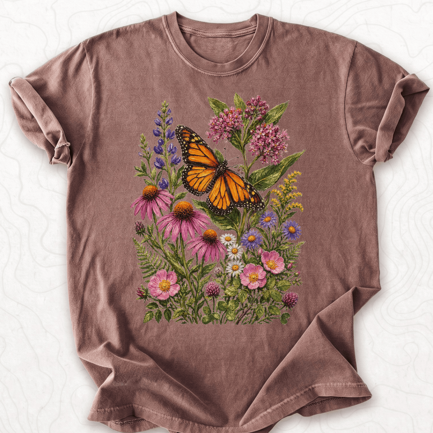 Monarch Wildflowers T-shirt