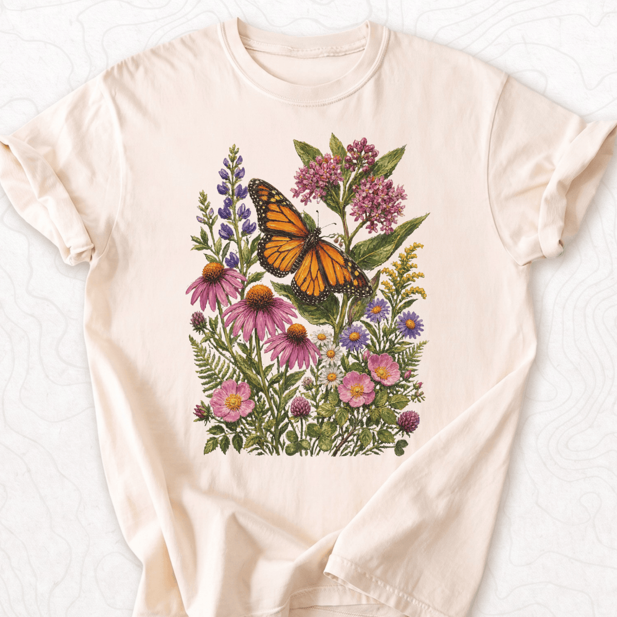 Monarch Wildflowers T-shirt