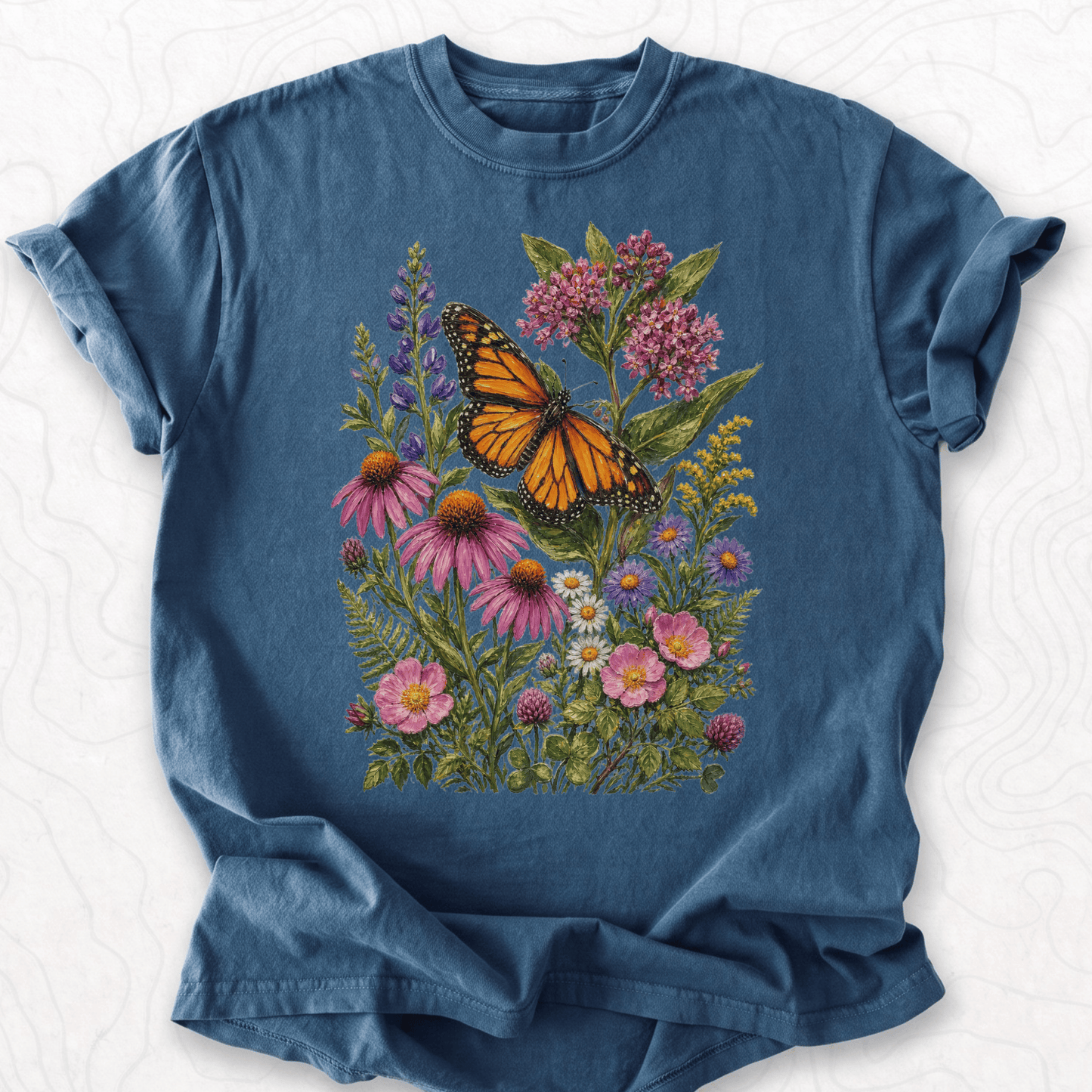 Monarch Wildflowers T-shirt