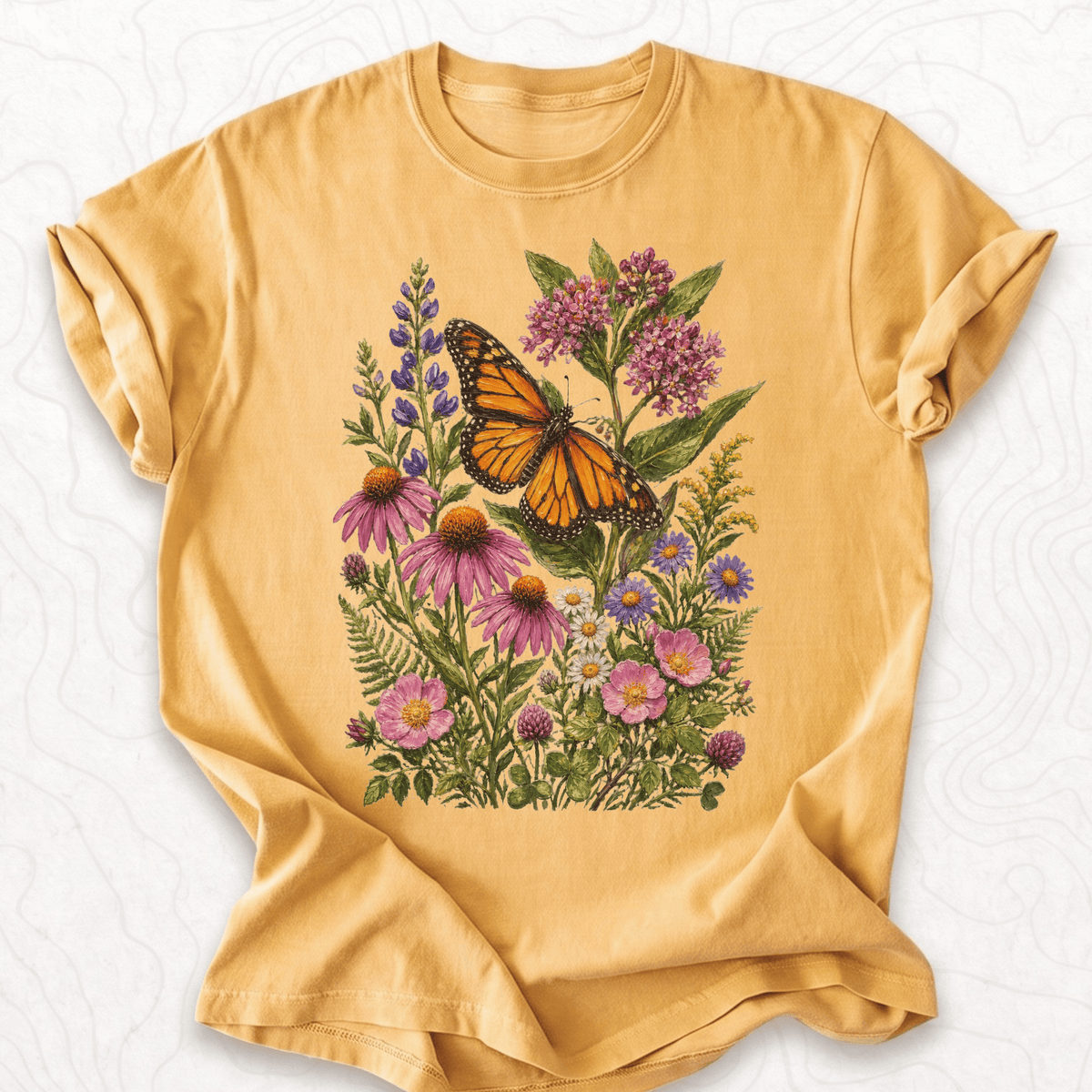 Monarch Wildflowers T-shirt