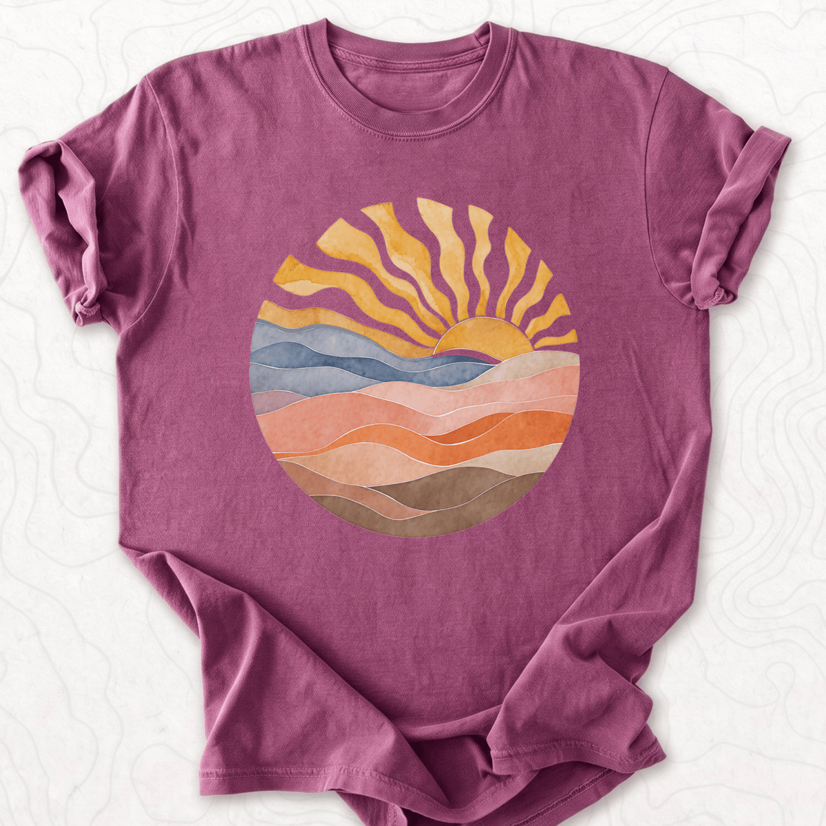 Abstract Sunrise T-shirt