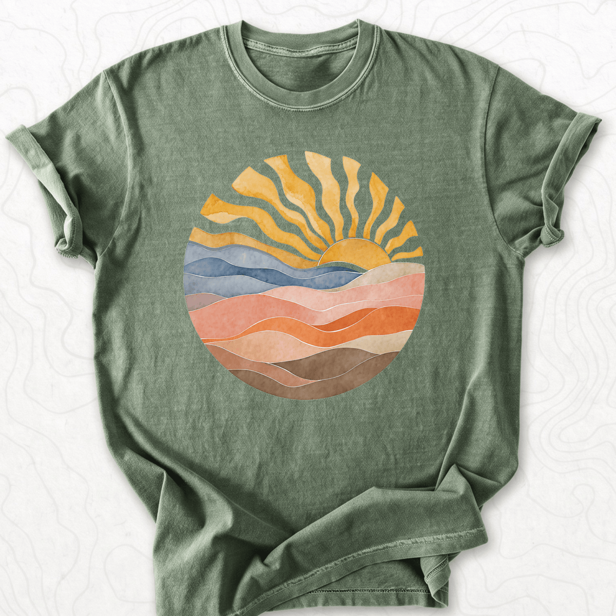 Abstract Sunrise T-shirt