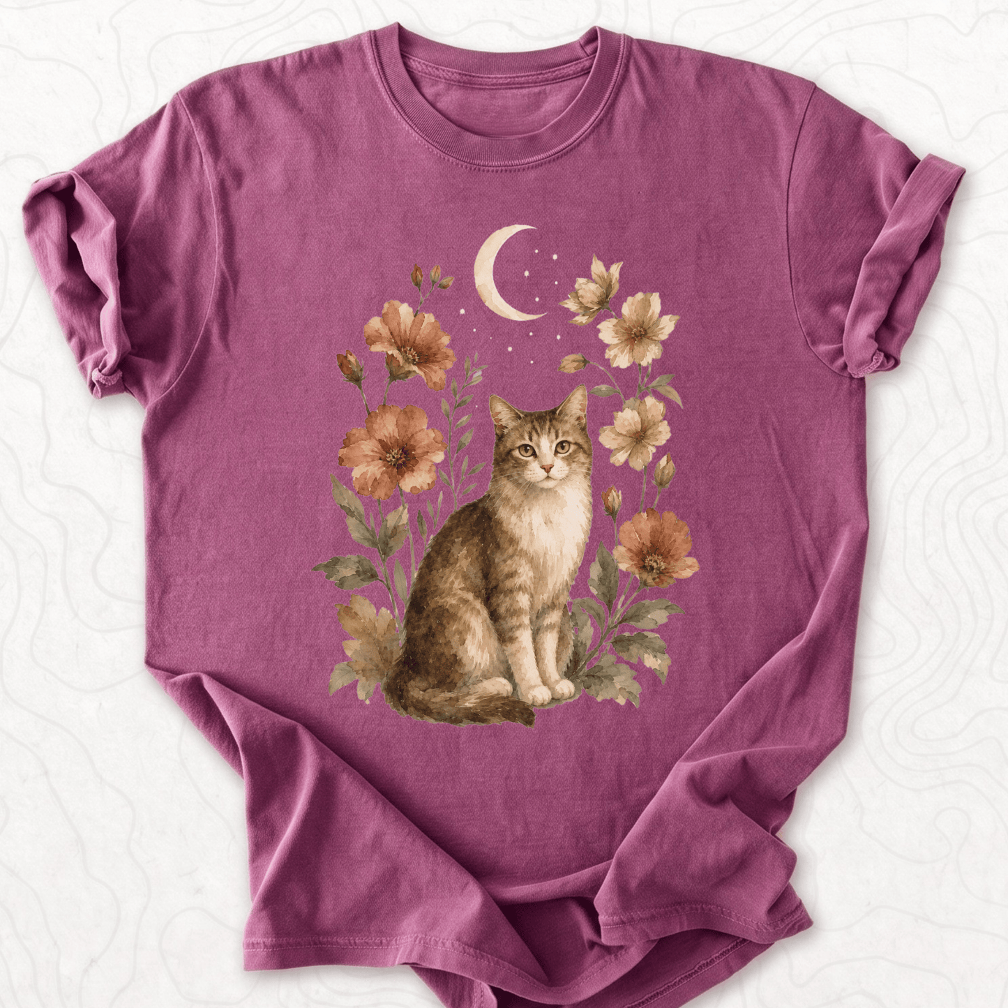 Moonlit Cat T-shirt