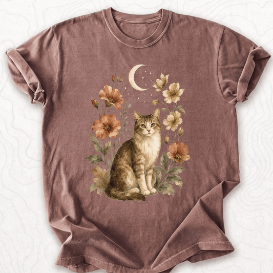 Moonlit Cat T-shirt