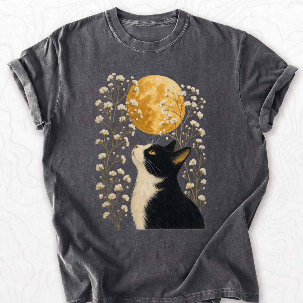 Moonlit Cat T-shirt