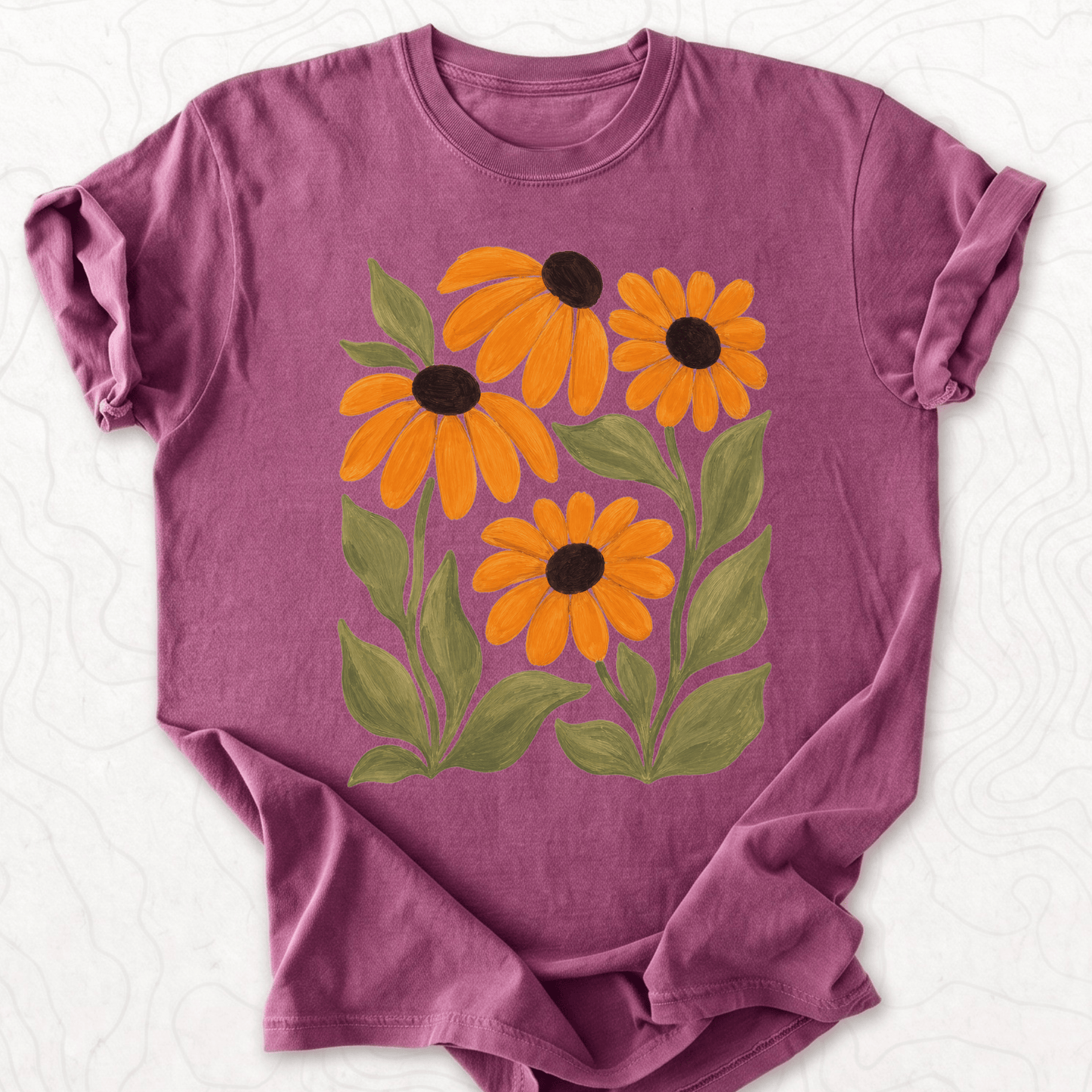 Orange Daisies T-shirt