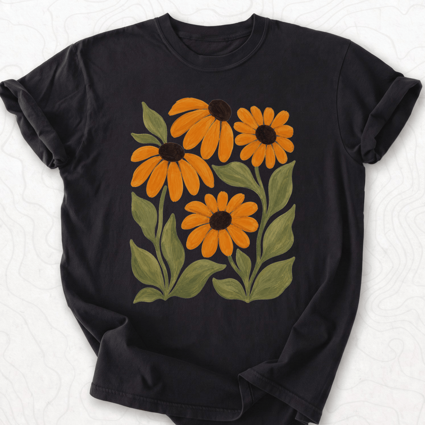 Orange Daisies T-shirt