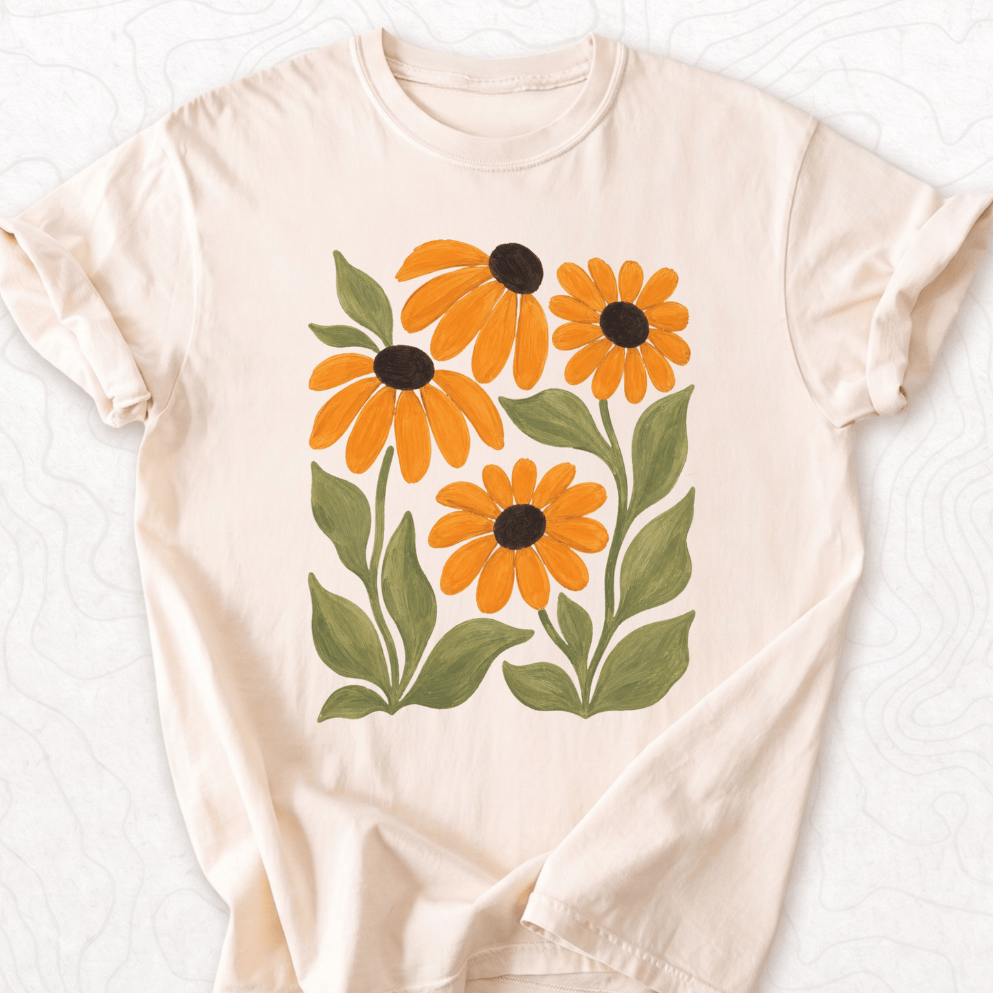 Orange Daisies T-shirt